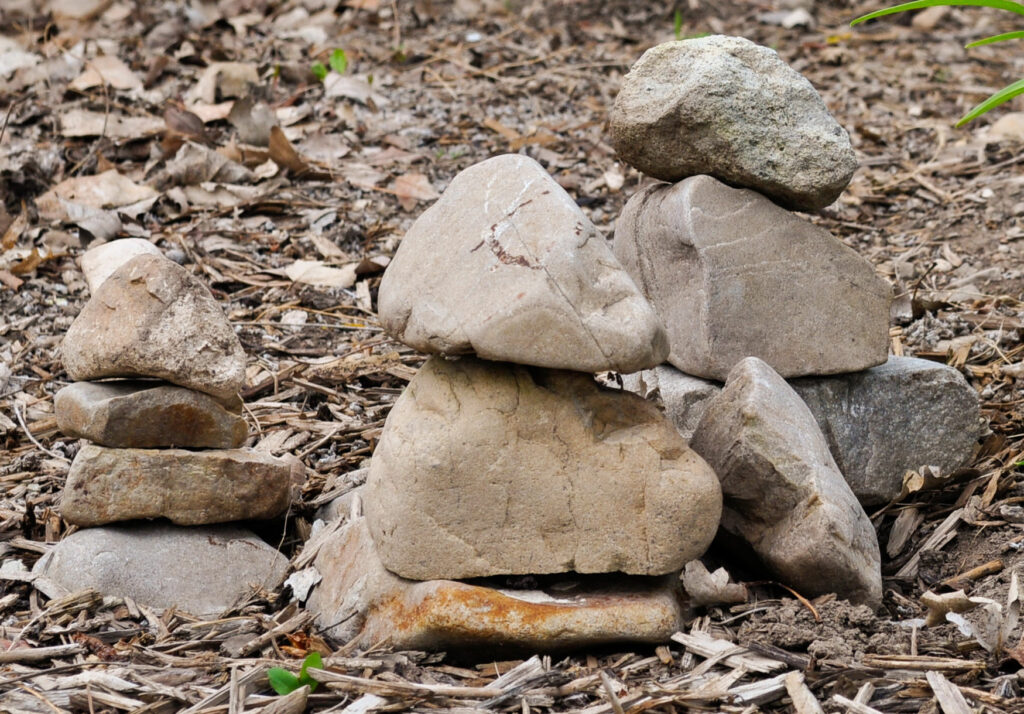 Stacked rocks