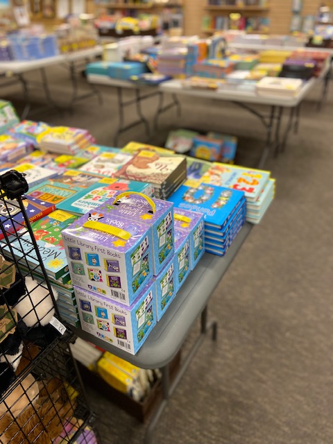 Piles of books